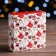 New Year. Box for sweets with a shell of 9 pcs "cocoa", 13.7 x 13.7 x 3.5 cm