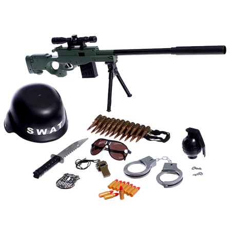 Set of policeman "Sniper", 9 items