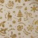 Lester deer flap, 48 × 48 cm, gold color