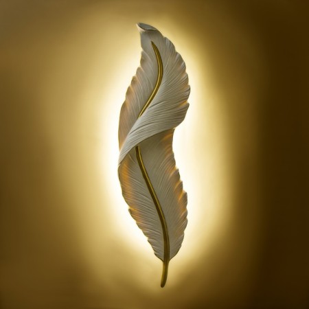 Bra "feather" LED 22W 4000K white 17x4x64cm-2