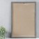 Photo frame plastic 30x45 cm, gray with gold (plastic screen)