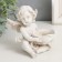 Souvenir Polystone SPRAGE "Angel with Flower" mix 10x8.2x9.2 cm