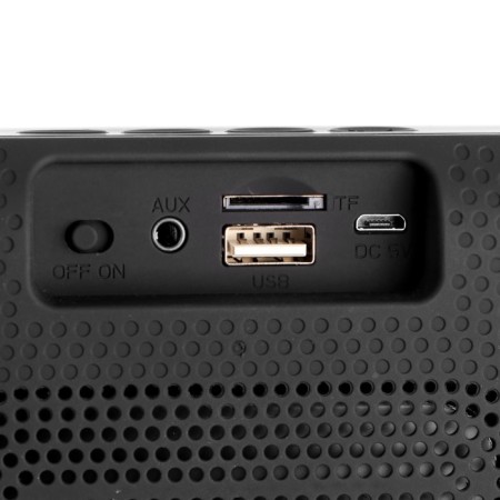 The portable column Defender Q1, 10W, 1200 mm, BT, FM, USB, Microsd, AUX, backlight-5