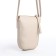 Bag Women's Cross-Bodi with a zipper, beige color