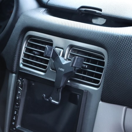 Cartage phone holder to a deflector, self-loading capture 6-9.5 cm, black