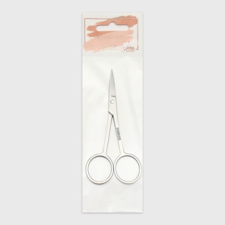 Scissors manicure, straight, narrow, 10.5 cm, silver color-4