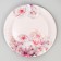 Set of paper dishes disposable delicate peonies "