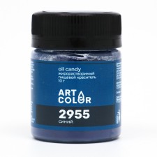 Dry dye Art Color Oil Candy Fatial -soluble, blue, 10 g