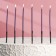 Candles in the cake "Holiday", 6 pcs, 14.5 cm, purple with black