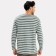 Male jumper, white/ green color, size 50 (l)