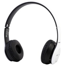 Наушники  ERGOLUX ELX-BTHP01-C01, беспроводные, накладные, микрофон, 250мАч, FM, белые