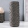 Knitting cord 100% polyester, width 3 mm 100m (gray)