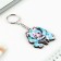 Keychain for keys with the icon "Blue characters", anime
