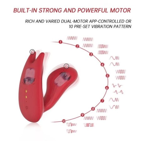 Umi vibrator, red color-1