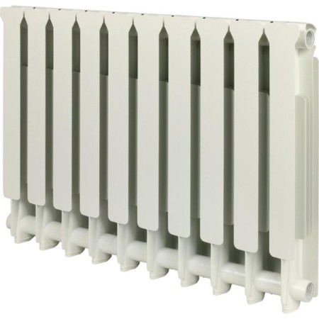 Aluminum radiator Stout Bravo, 500 x 80 mm, 10 sections, side connection-1