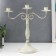 Summary Metal for 3 candles "Provence" white aged 31x13x30 cm