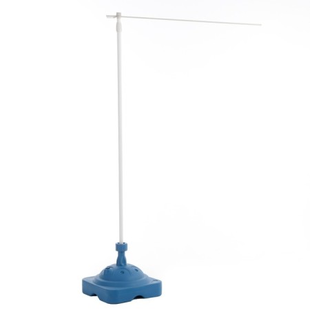 Floor Floor 3 m, telescopic, under the flag of 160 x 60 cm, platform 35 x 35 cm-1