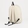 Youth backpack on lightning from textiles, external pocket, white color
