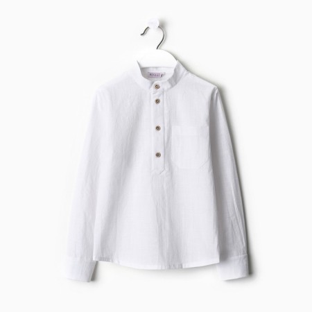 Shirt for a boy minku color white, height 92 cm-3