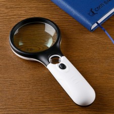 Magnifier 5, 3x, d = 7cm, with backlight