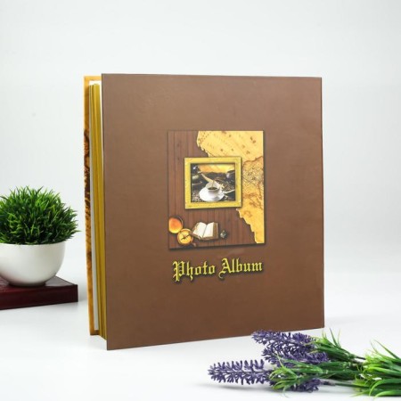 Photo album magnetic 40 sheets "Maps" MIX 30x27.5x5.5 cm-5