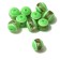Busina "Rondel" inclusive, 1 × 1 × 0.8 cm, (set 10 pcs.), Green color