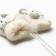 Mittens teenage minku lamb two -tone 24 cm color green color
