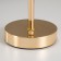 Table lamp sensory "Helia" LED 10W AKB gold 15x15x30 cm