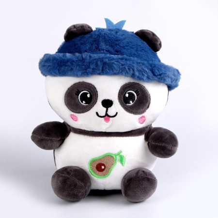 Soft toy with a plaid "Panda"-3