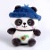Soft toy with a plaid "Panda"