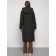 Coat insulated winter female, size 54, dark green color