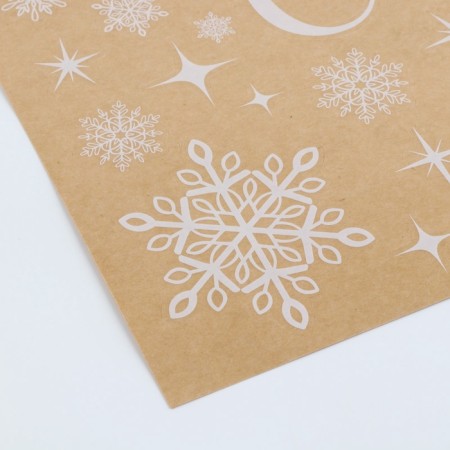 Vinyl stickers on the windows "Snow Blizzard", reusable, 70 x 25 cm, New Year-1