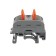 Terminal of QMS 222-425D CINGER 5-pole, with a mount on a DIN-rack (0.08-4 mm²) gray (20 pcs./Union)