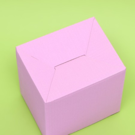 Box under a mug, without a window, pink 12 x 9.5 x 12 cm-4