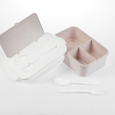 Lunch-Box "Flamingo", 1.4 l, 21.5 x 7.3 x 15 cm, white-3