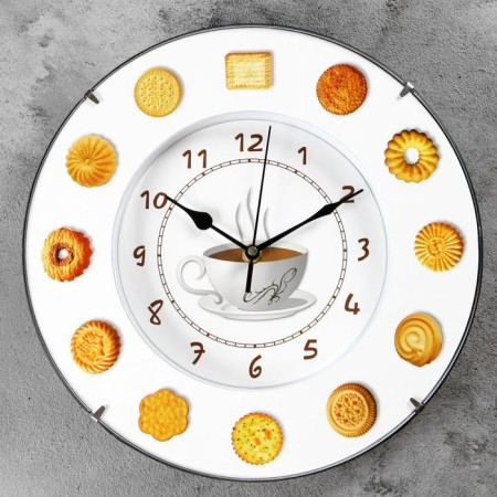 Wall clock, series: kitchen, "cookies", d-30 cm