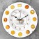 Wall clock, series: kitchen, "cookies", d-30 cm