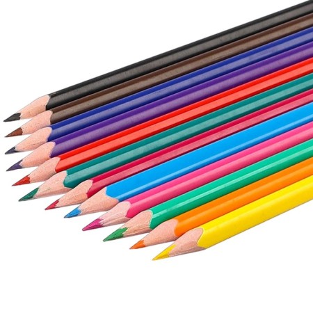 Color pencils, 12 colors, trihedral, avengers-6