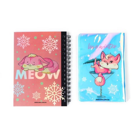 Gift set holographic notebook and lover cover cover-4