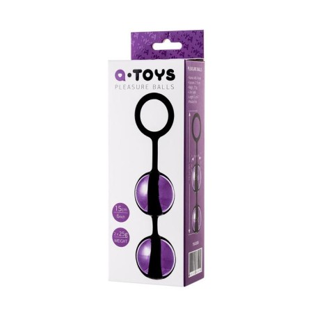 Toyfa A-Toys vaginal balls, abs plastic, purple color, d = 3.5 cm-2