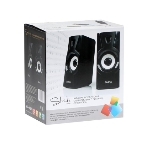 Computer speakers 2.0 Dialog Stride AST-10UP, 2x5W, USB, Black-9