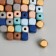 Beads for creativity tree "Dark night. Cubes" set 20 grams d = 1 cm
