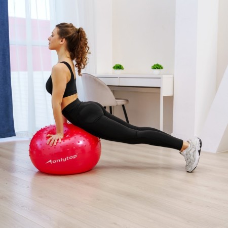 Fitball ONLYTOP, D = 55 cm, 700 g, half mastery, Mix colors-6