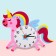 Desktop watches DIY "Unicorn from felt" children, set for creativity, 23 x 21 cm, aa
