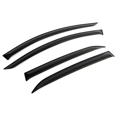 Window deflectors, Rival, Renault Logan 2014-N.V., leaf PMMA, 4pcs., 34702001