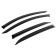 Window deflectors, Rival, Renault Logan 2014-N.V., leaf PMMA, 4pcs., 34702001