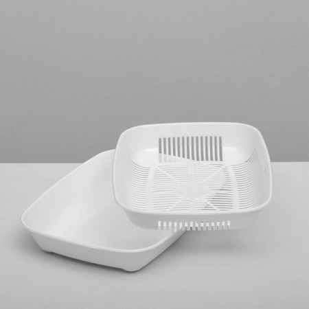 Rounded toilet with a mesh of 33.5 x 25 x 6 cm, white-4