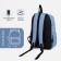 School backpack from lightning textiles, 3 pockets, Fulldorn, Blue color