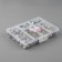 Installation buttons, delta, d = 15 mm, 40 pcs, with the installer, in the organizer, 11.8 × 8.1 × 2.3 cm, silver color