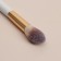 Make-up brush "White", 18 (+/- 1) cm, white color
